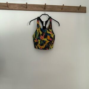 NWT_Wunder Train Long-Line Bra Multi-Color Lululemon